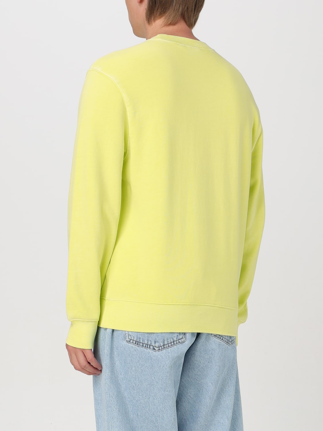 CARHARTT WIP FELPA: Felpa Carhartt Wip in cotone con logo ricamato , Lime - Img 2