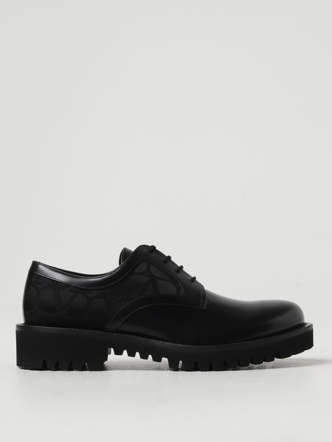 VALENTINO GARAVANI BROGUE SHOES: Shoes men Valentino Garavani, Black - Img 1