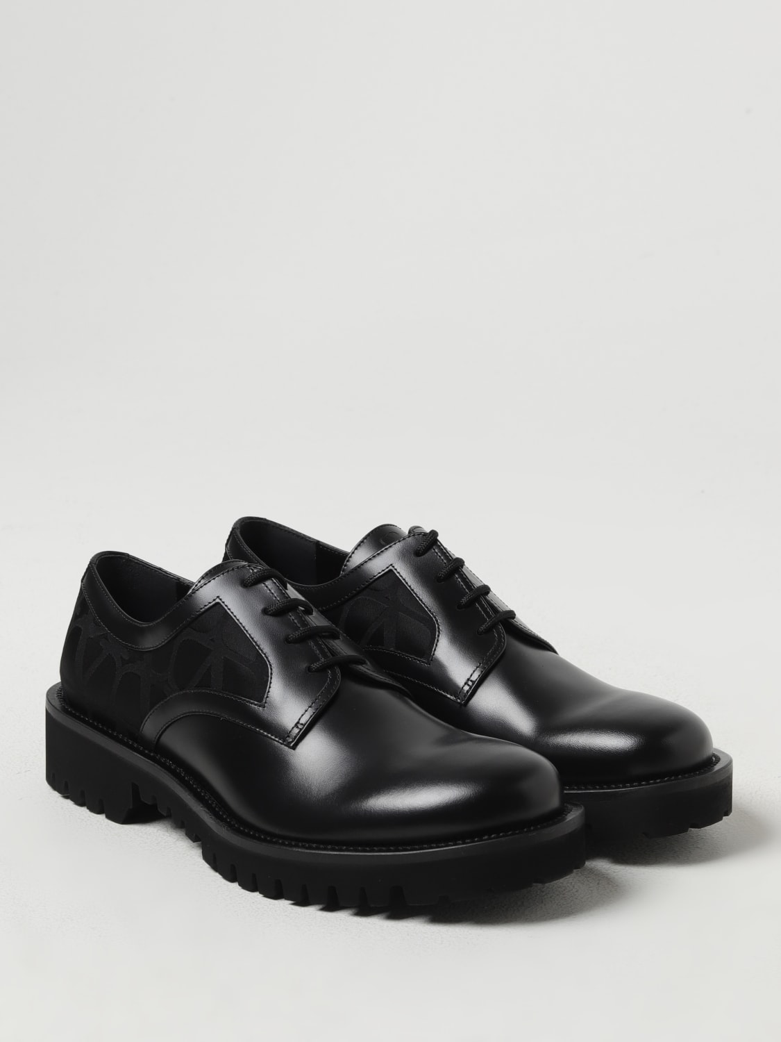 VALENTINO GARAVANI BROGUE SHOES: Shoes men Valentino Garavani, Black - Img 2