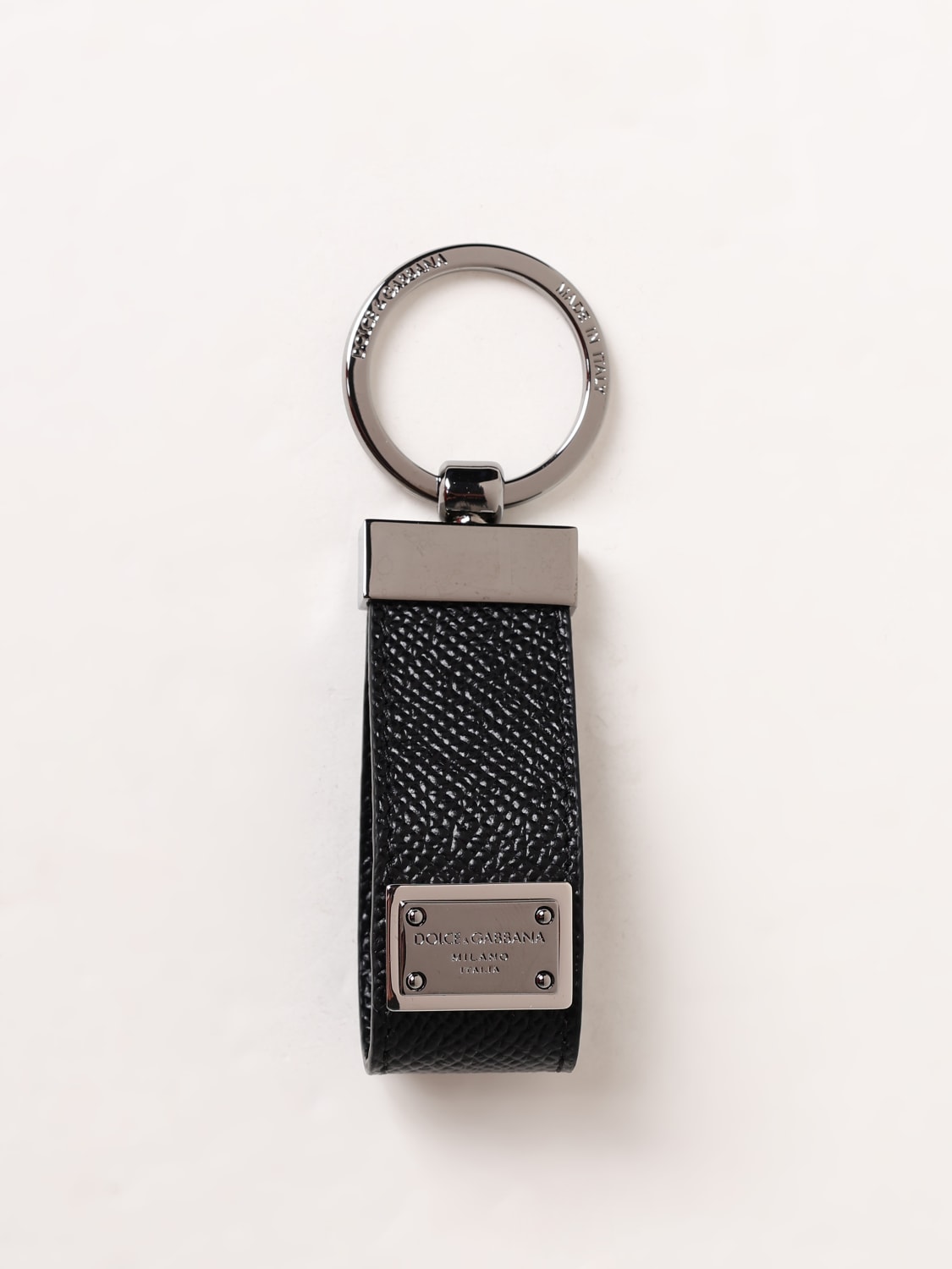 DOLCE & GABBANA KEYRING: Keyring men Dolce & Gabbana, Black - Img 1