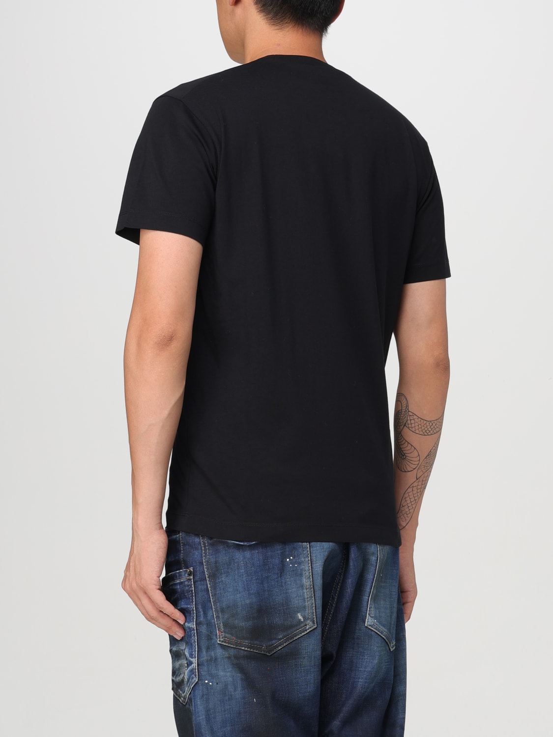 DSQUARED2 T-SHIRT: T-shirt men Dsquared2, Black - Img 3