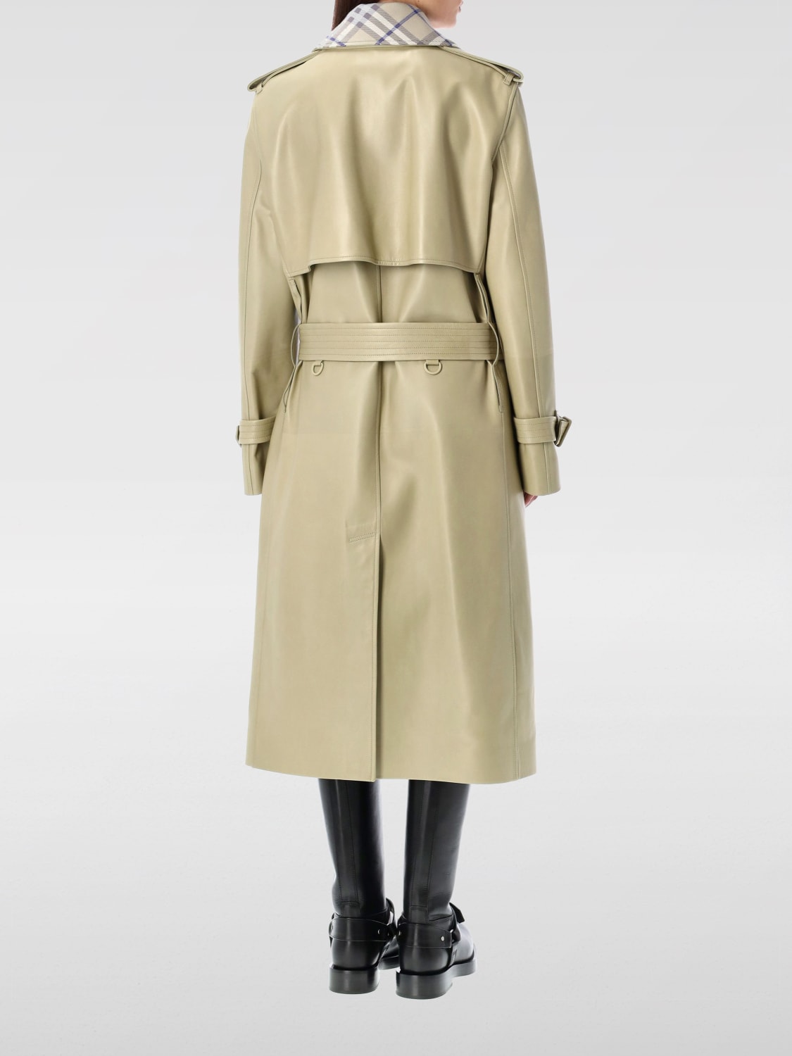 BURBERRY women s trench coats Cream Burberry trench coat 8088838 online at GIGLIO.COM