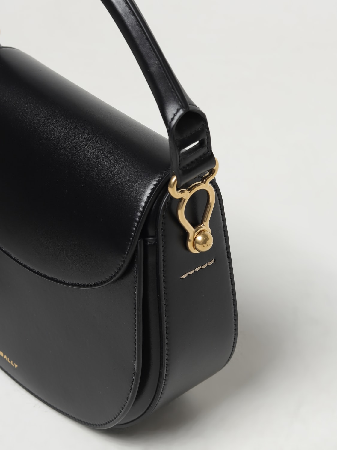 BALLY BORSA MINI: Borsa La Lune Bally in pelle , Nero - Img 3