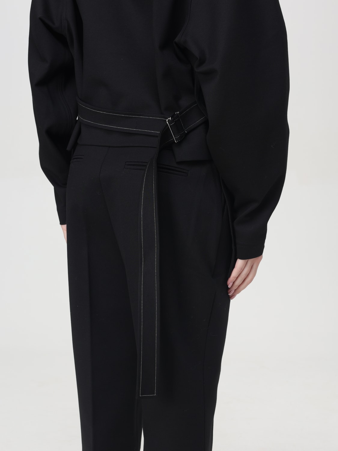 VICTORIA VICTORIA BECKHAM CAMICIA: Camicia Victoria Victoria Beckham in misto viscosa , Nero - Img 5