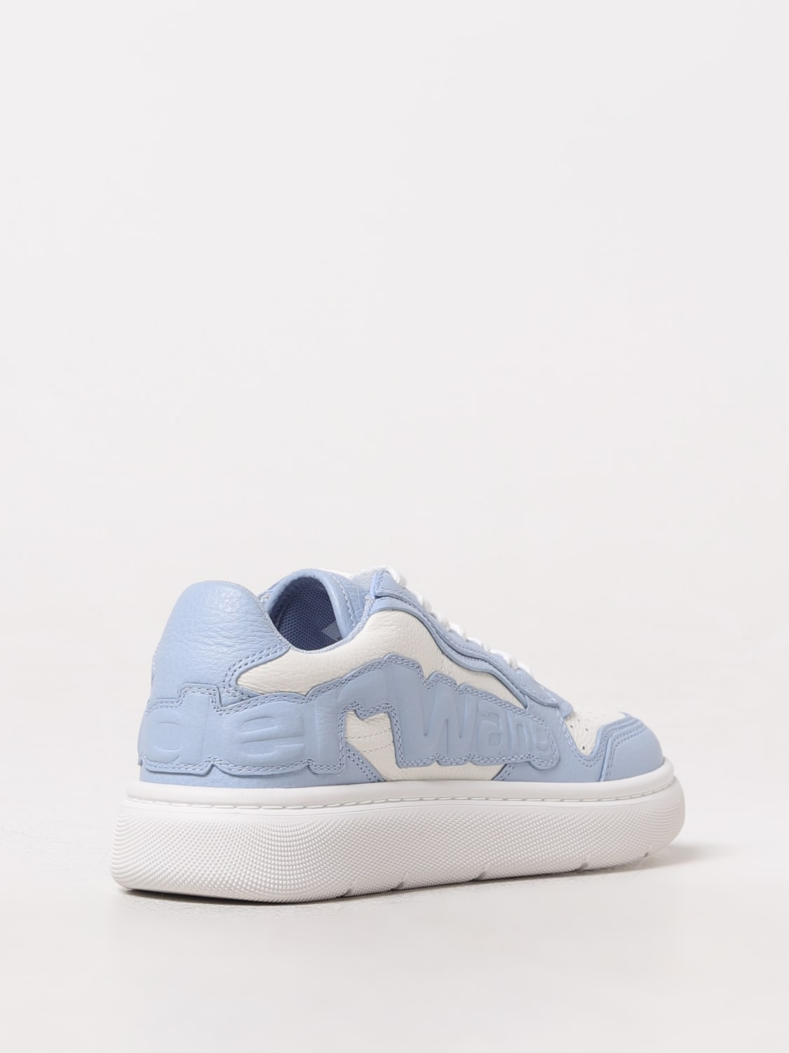 ALEXANDER WANG SNEAKERS: Sneakers Alexander Wang in pelle martellata , Blue - Img 3