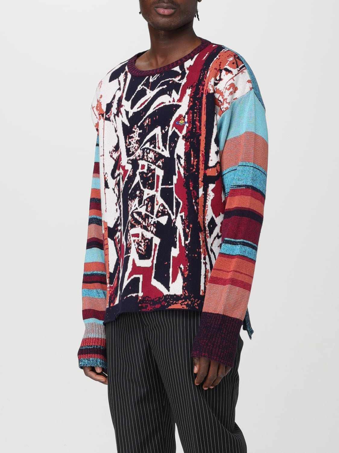 VIVIENNE WESTWOOD SWEATER: Sweater men Vivienne Westwood, Multicolor - Img 4