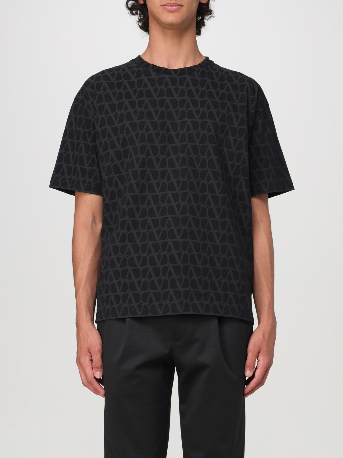 VALENTINO T-SHIRT: T-shirt men Valentino, Black - Img 1