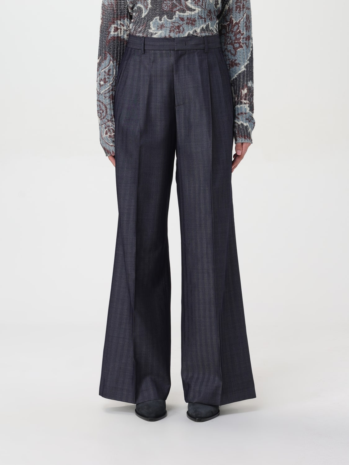 ETRO PANTS: Pants woman Etro, Blue - Img 1