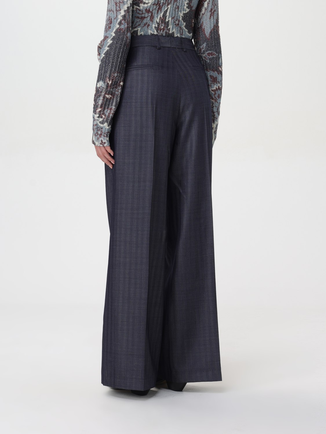 ETRO PANTS: Pants woman Etro, Blue - Img 3