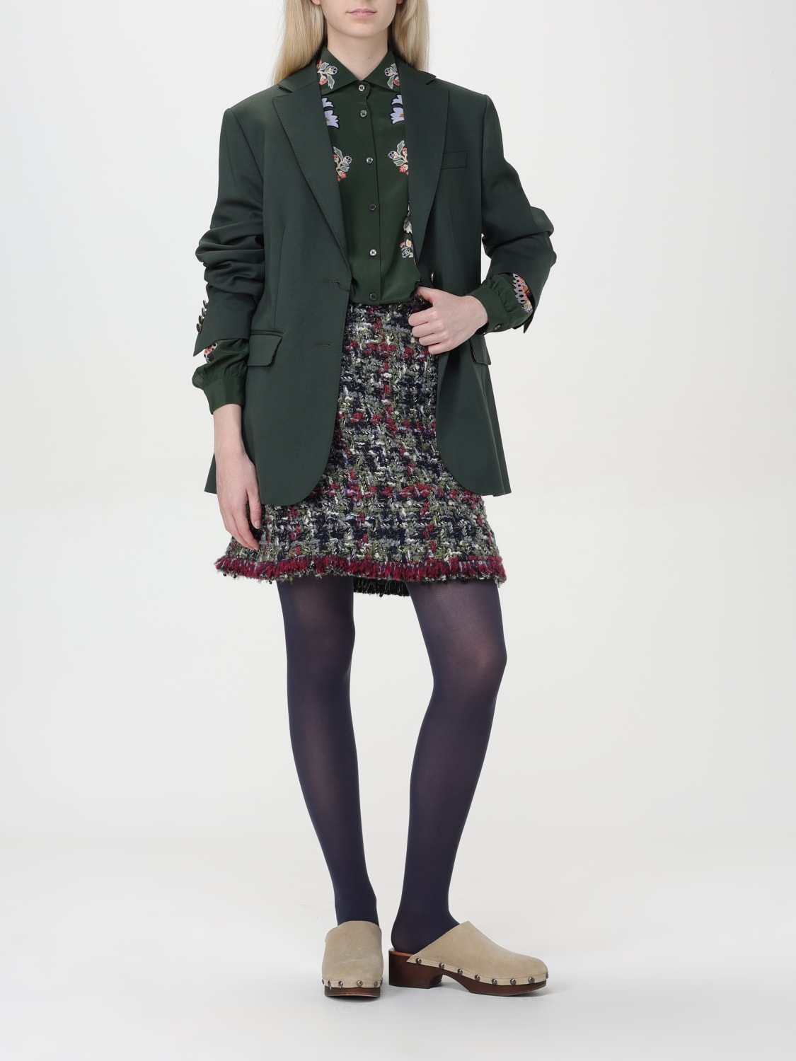 ETRO BLAZER: Jacket woman Etro, Green - Img 2