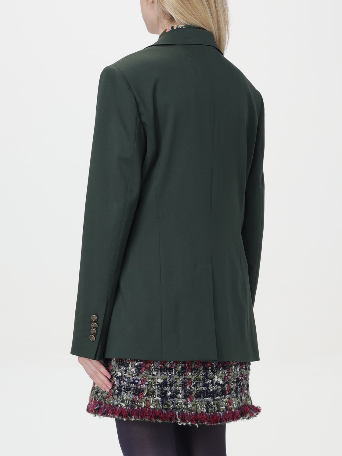 ETRO BLAZER: Jacket woman Etro, Green - Img 3