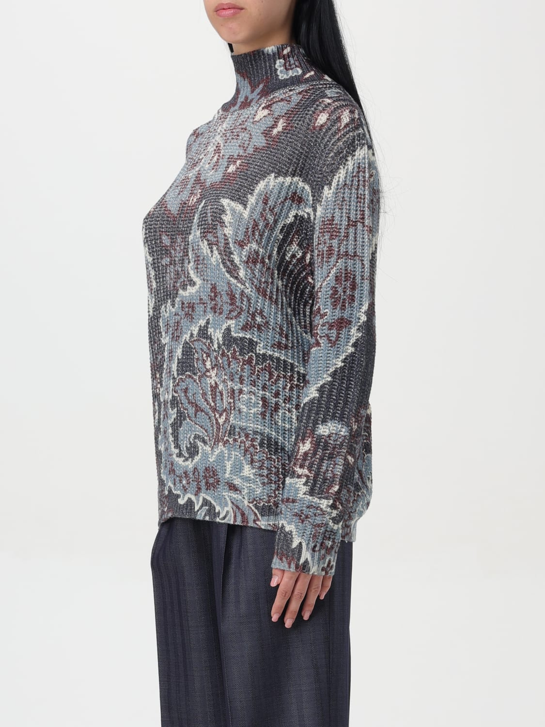 ETRO SWEATER: Sweater woman Etro, Blue - Img 4