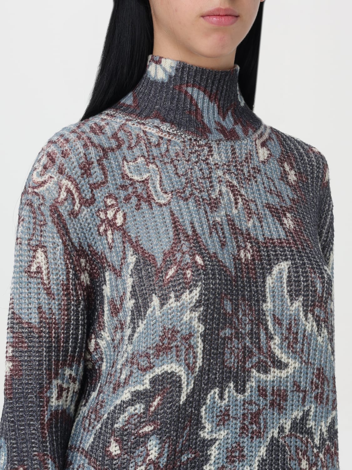 ETRO SWEATER: Sweater woman Etro, Blue - Img 5