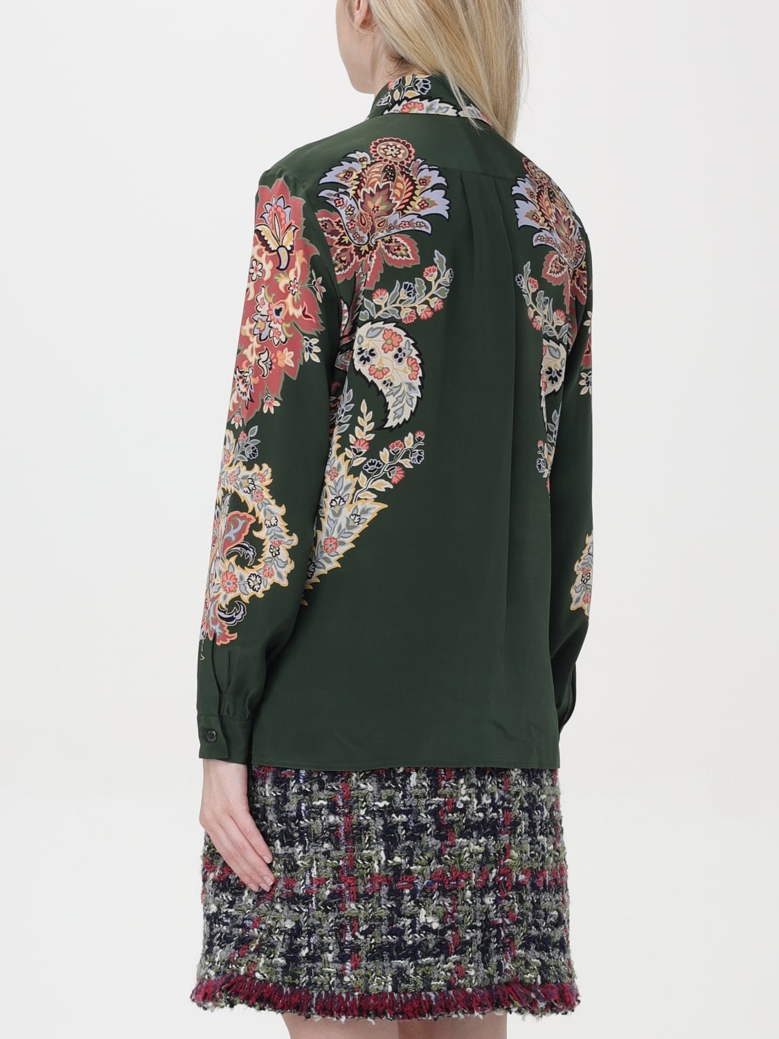 ETRO SHIRT: Shirt woman Etro, Green - Img 3