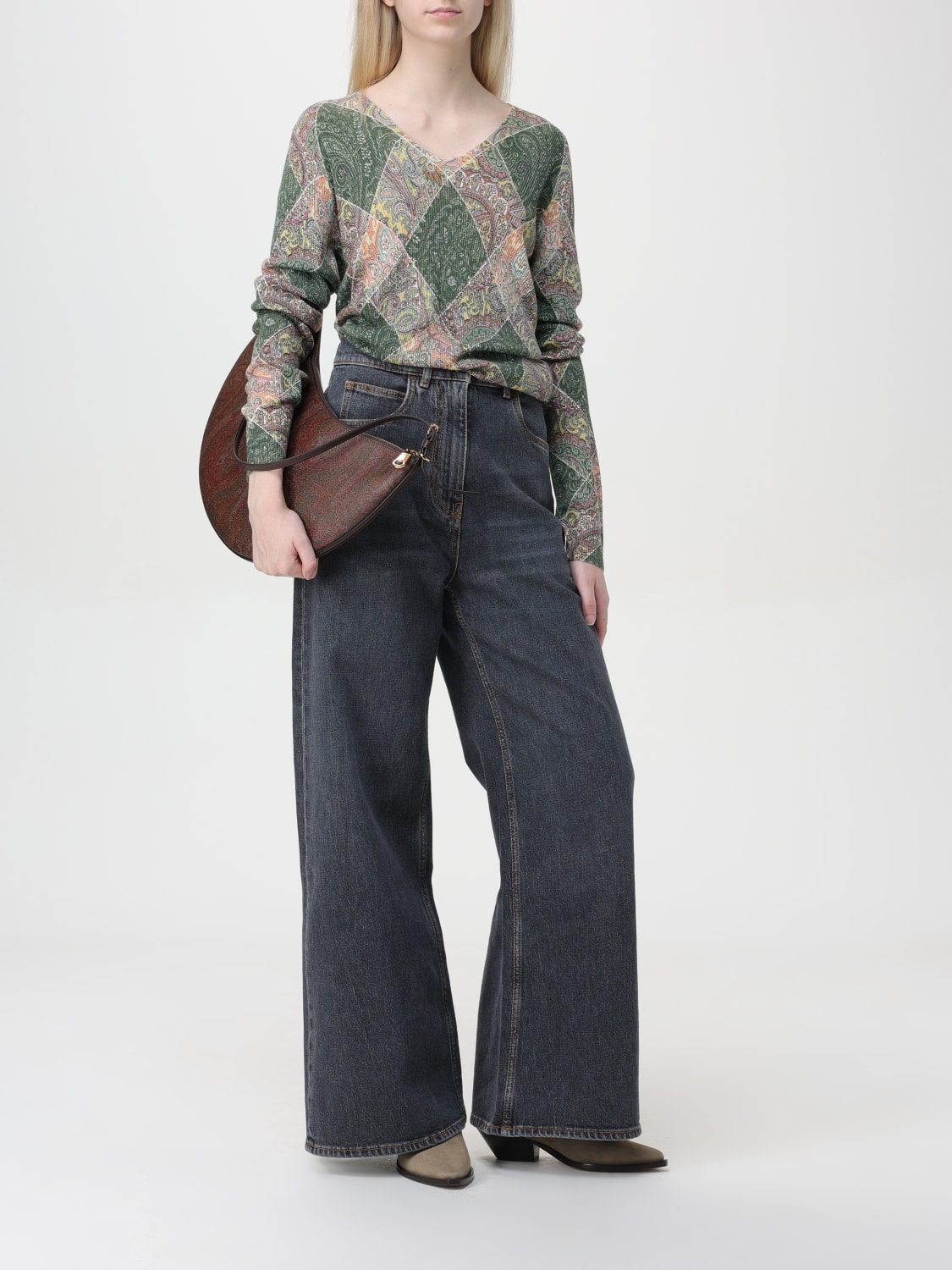 ETRO JEANS: Jeans woman Etro, Grey - Img 2