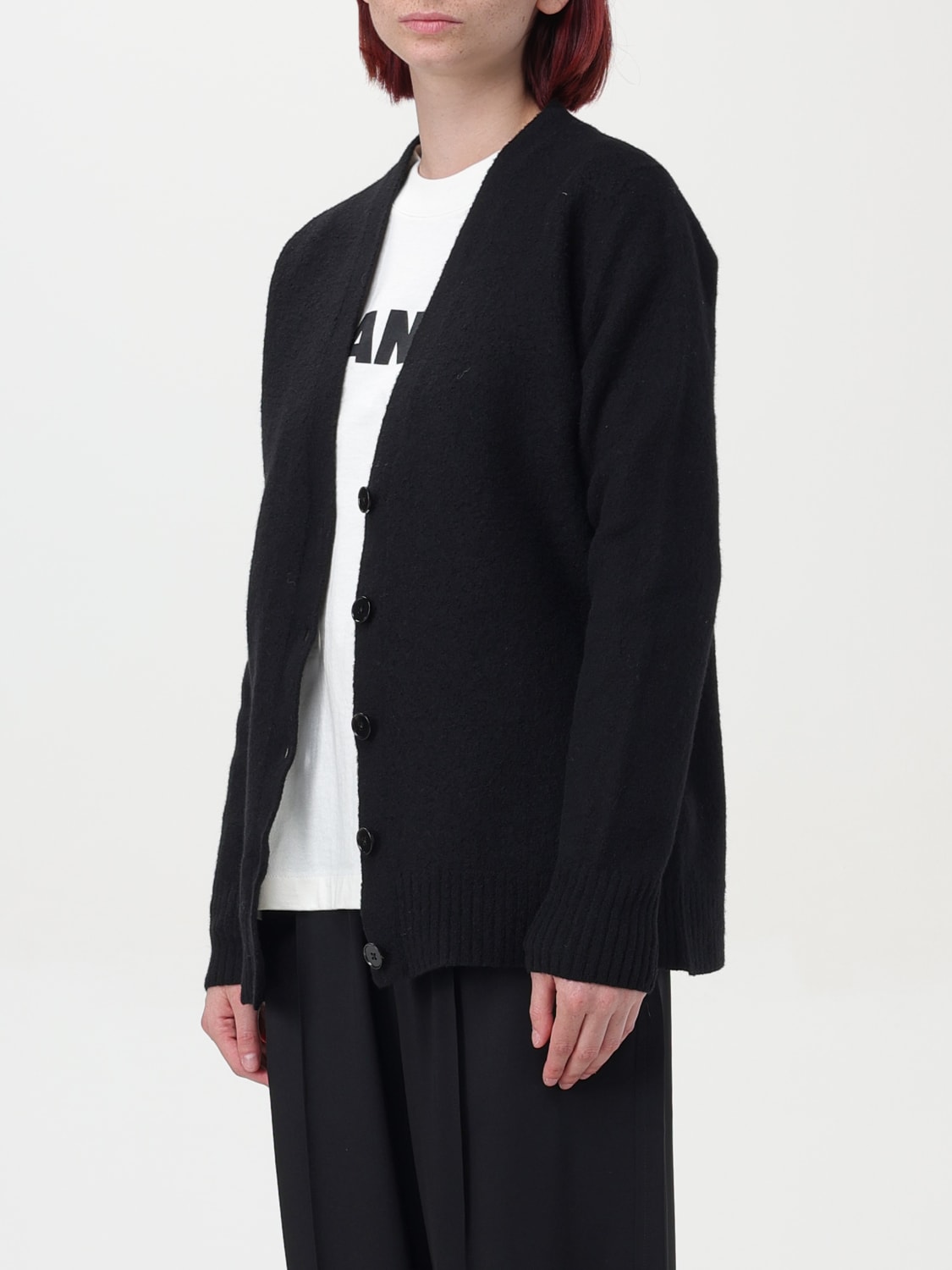 JIL SANDER CARDIGAN: Sweater woman Jil Sander, Black - Img 4