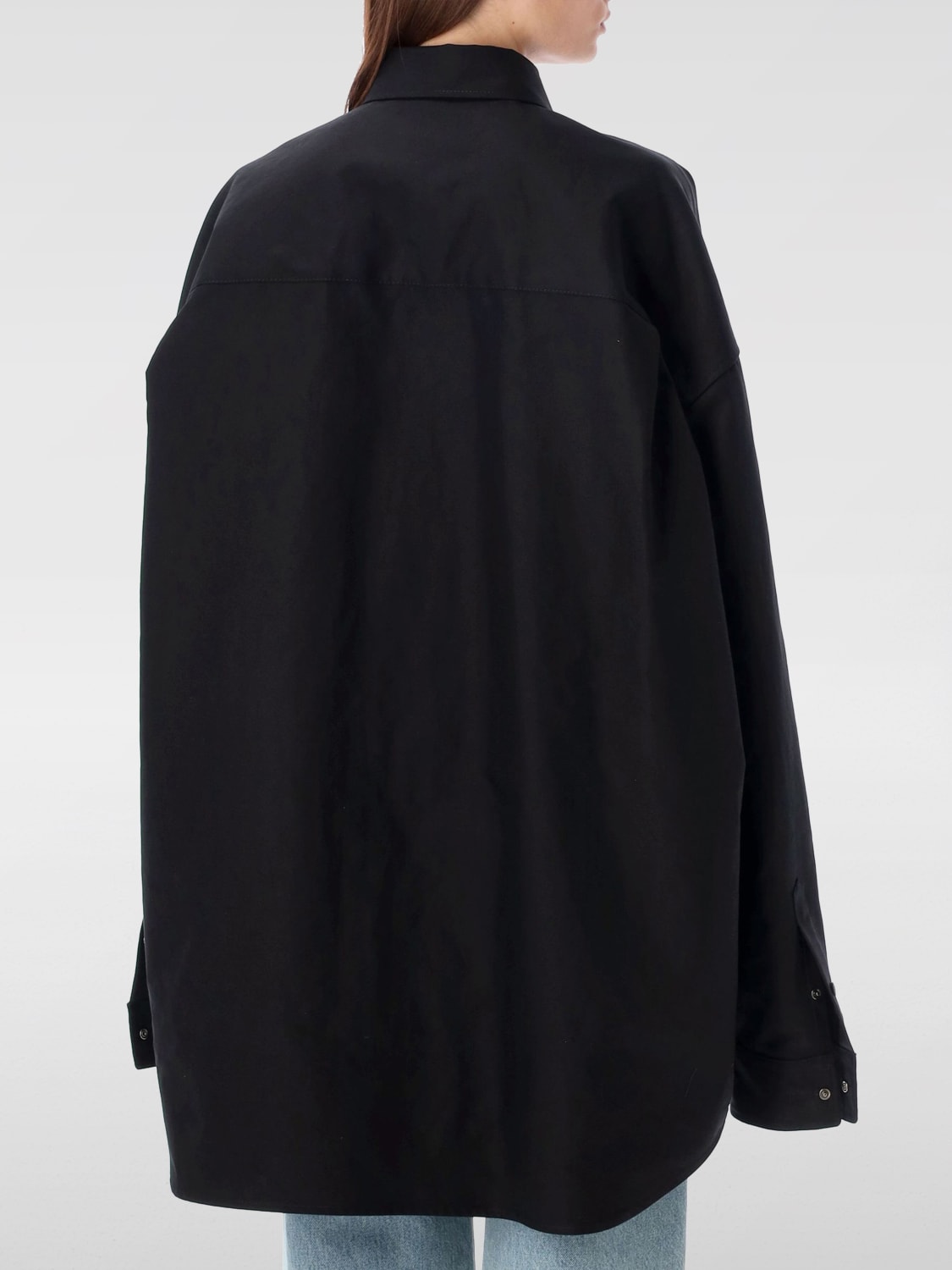 BALENCIAGA SHIRT: Coat woman Balenciaga, Black - Img 2