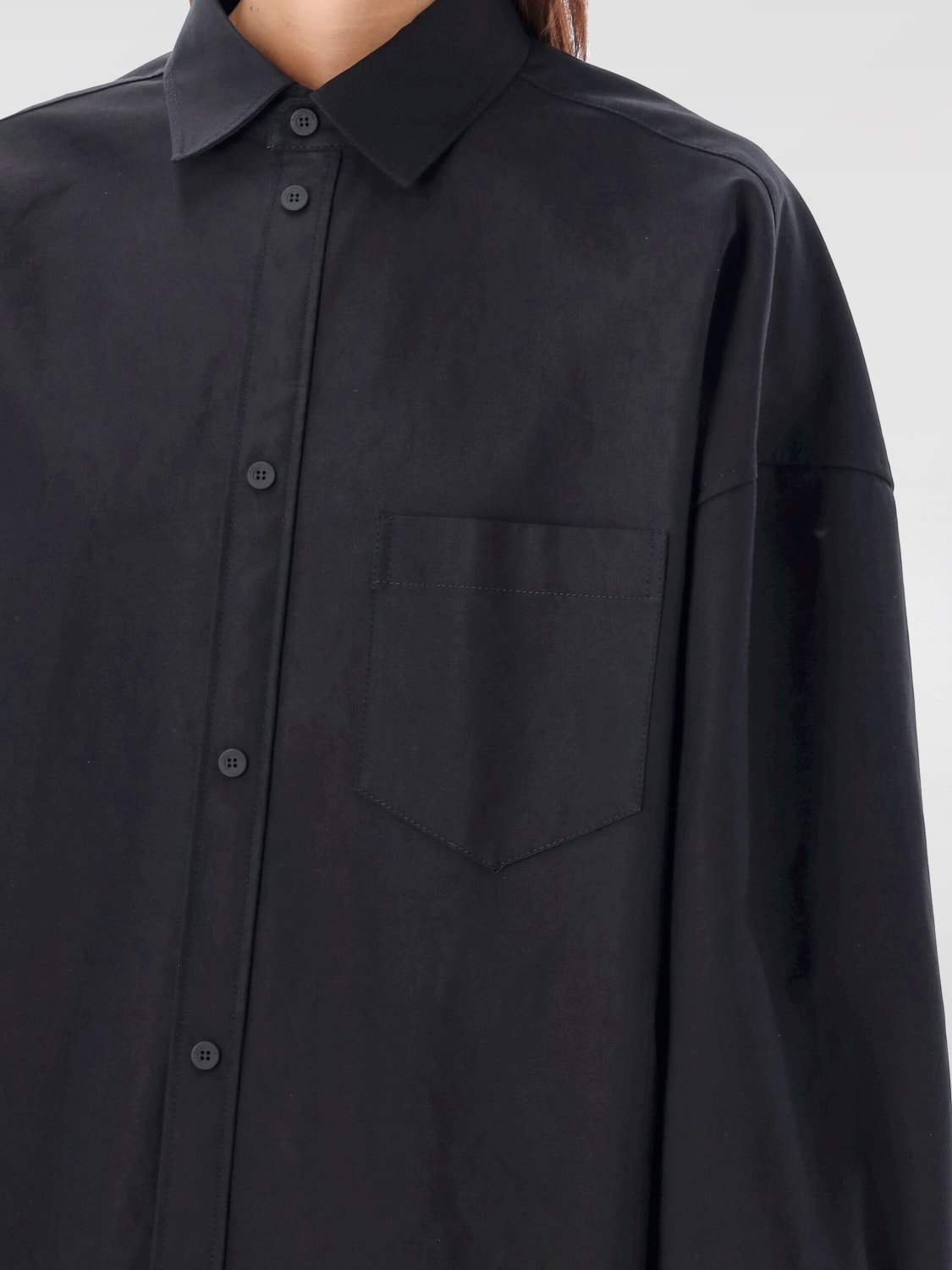 BALENCIAGA SHIRT: Coat woman Balenciaga, Black - Img 3