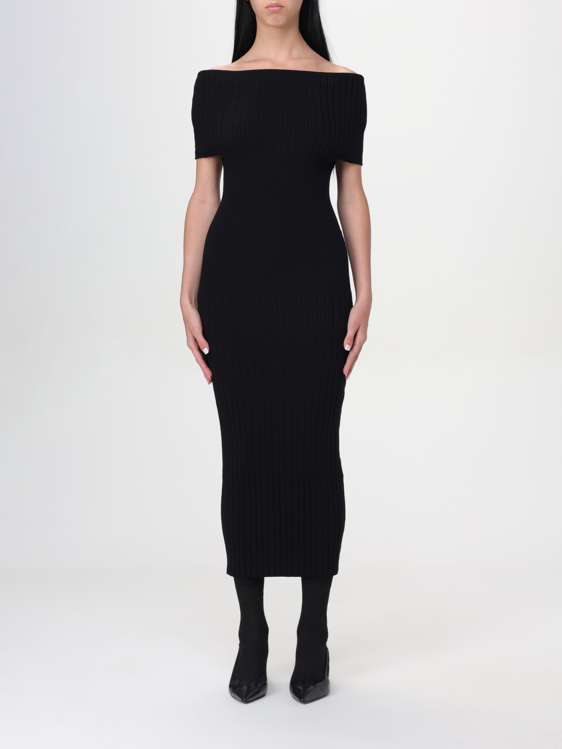 Giglio Abito lungo Sportmax in viscosa stretch