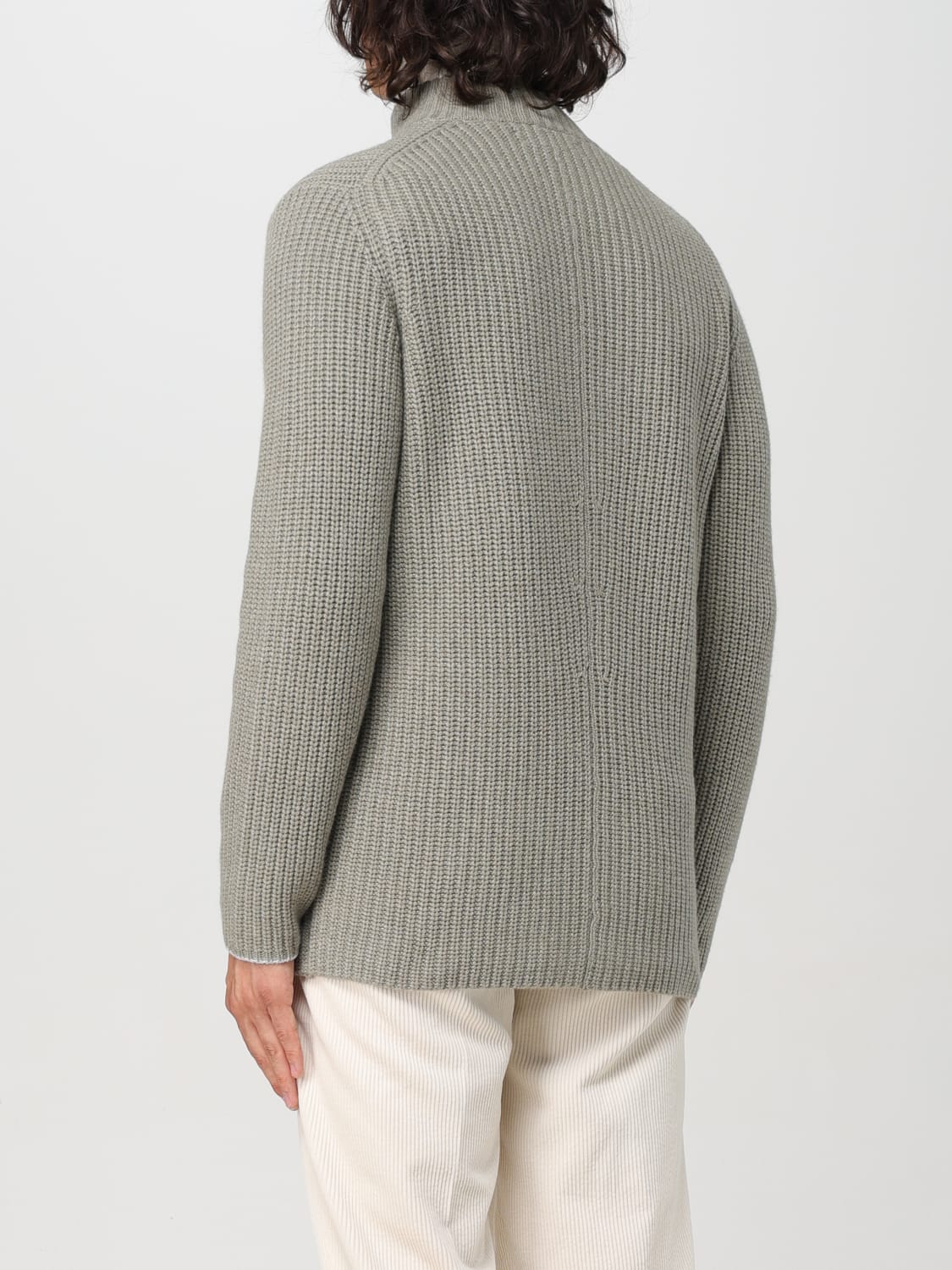 BRUNELLO CUCINELLI CARDIGAN: Cardigan homme Brunello Cucinelli, Vert - Img 3