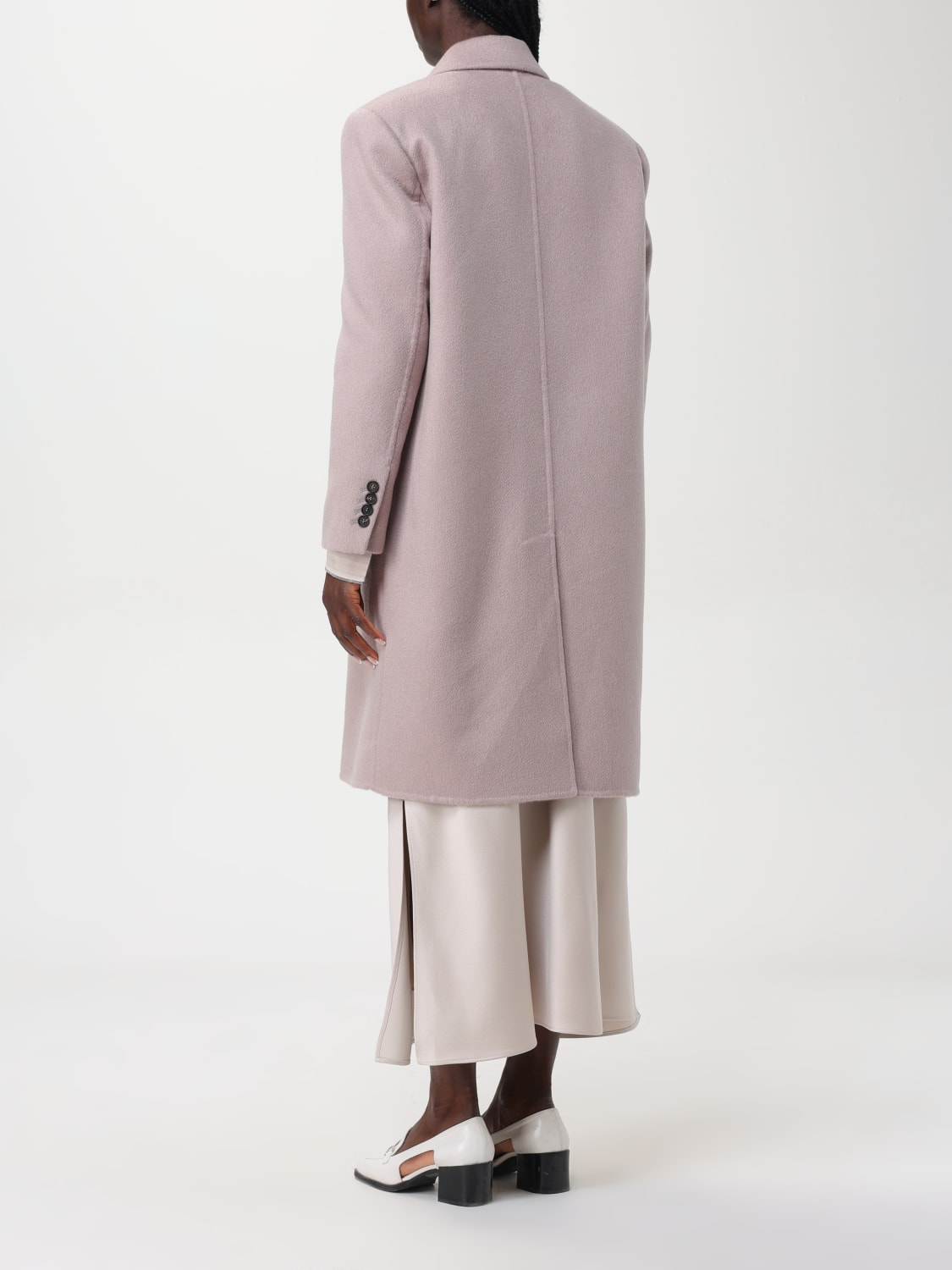 BRUNELLO CUCINELLI COAT: Trench coat woman Brunello Cucinelli, Violet - Img 3