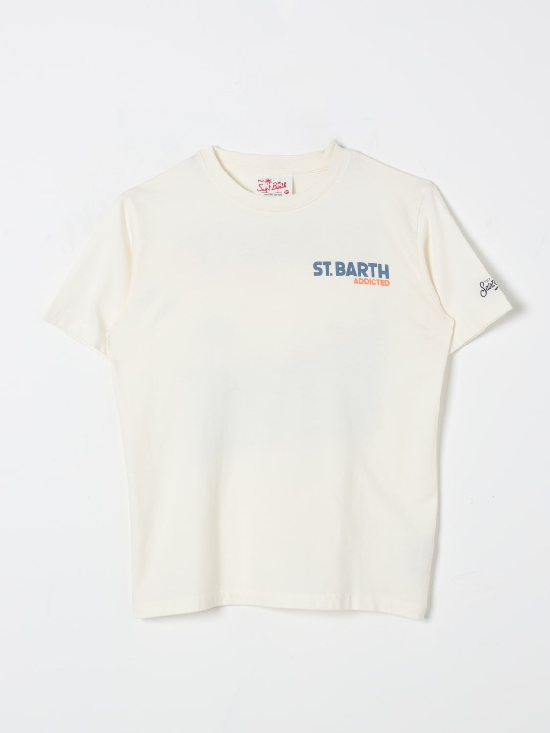 MC2 SAINT BARTH T-SHIRT: T-shirt kids Mc2 Saint Barth, Beige - Img 1