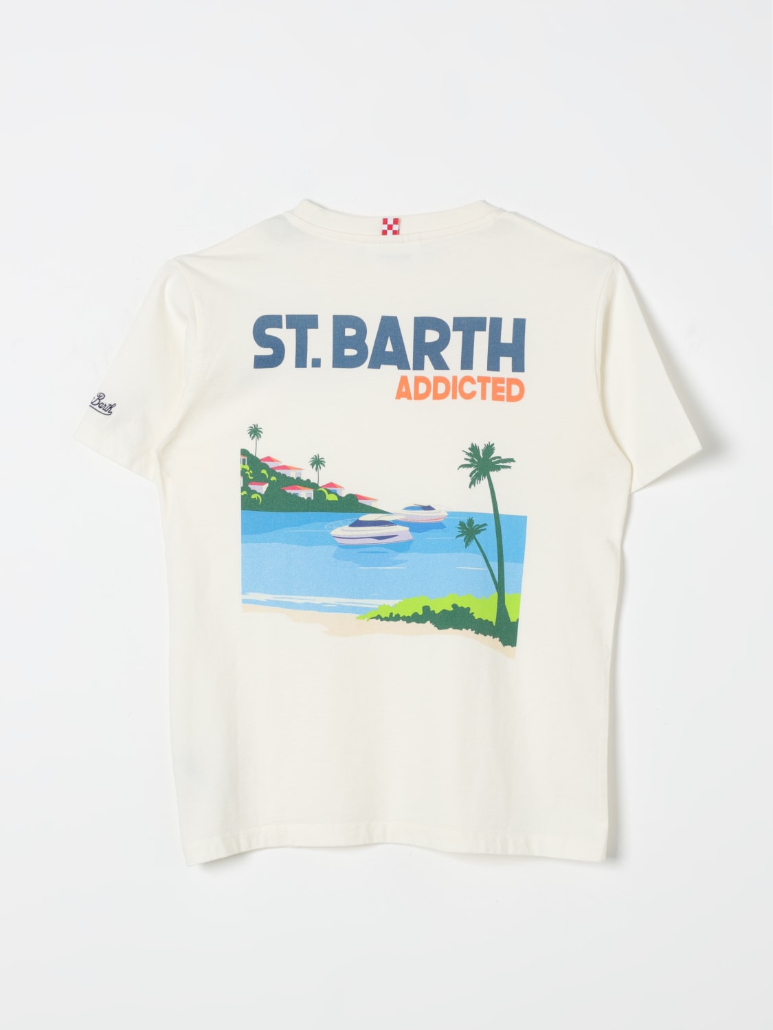 MC2 SAINT BARTH T-SHIRT: T-shirt kids Mc2 Saint Barth, Beige - Img 2