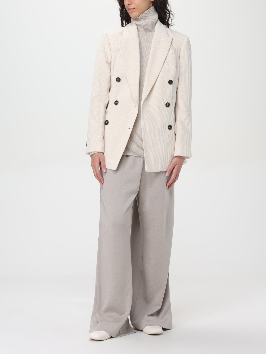 BRUNELLO CUCINELLI BLAZER: Jacket woman Brunello Cucinelli, White - Img 2