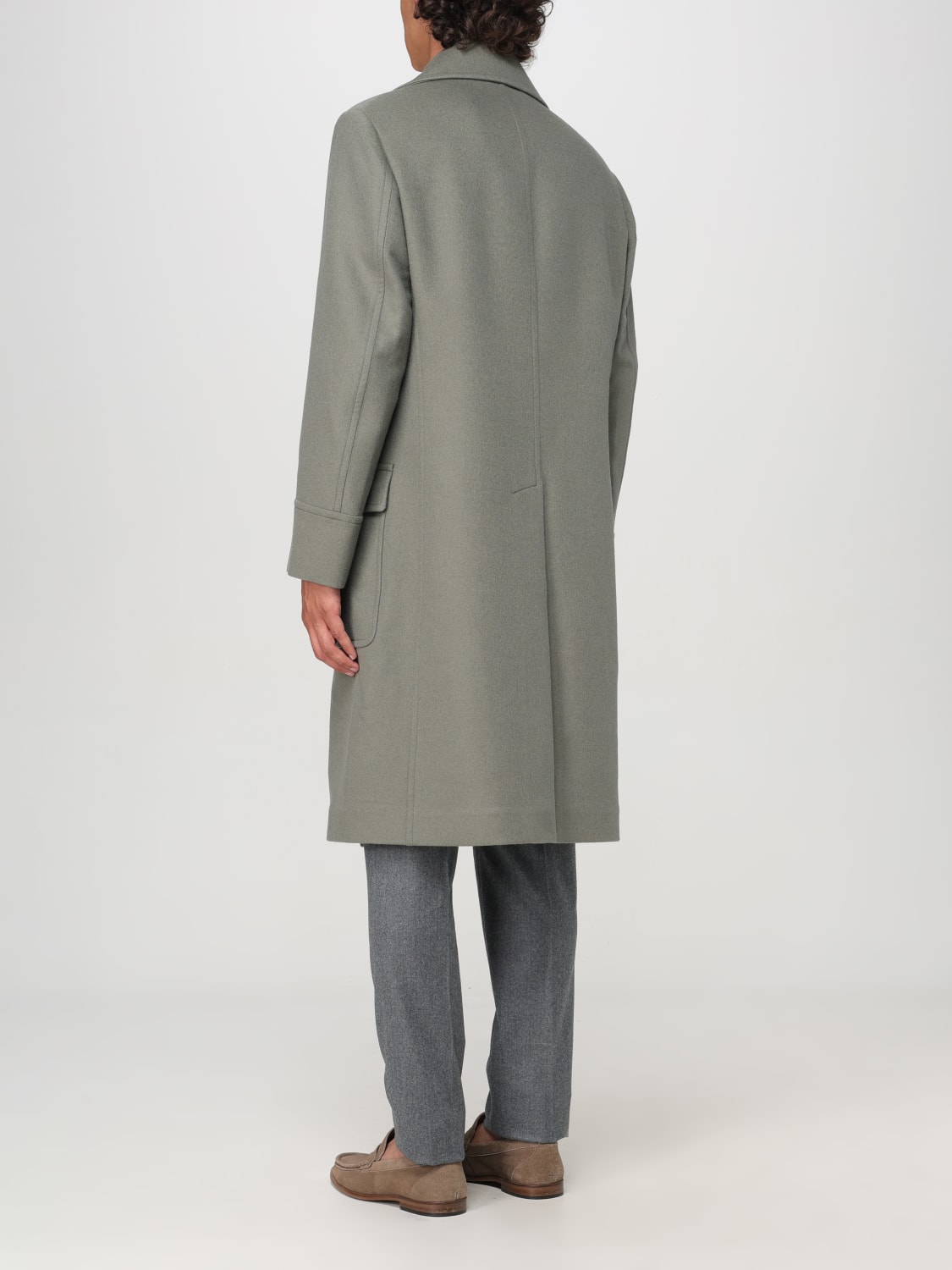 BRUNELLO CUCINELLI COAT: Trench coat men Brunello Cucinelli, Green - Img 3