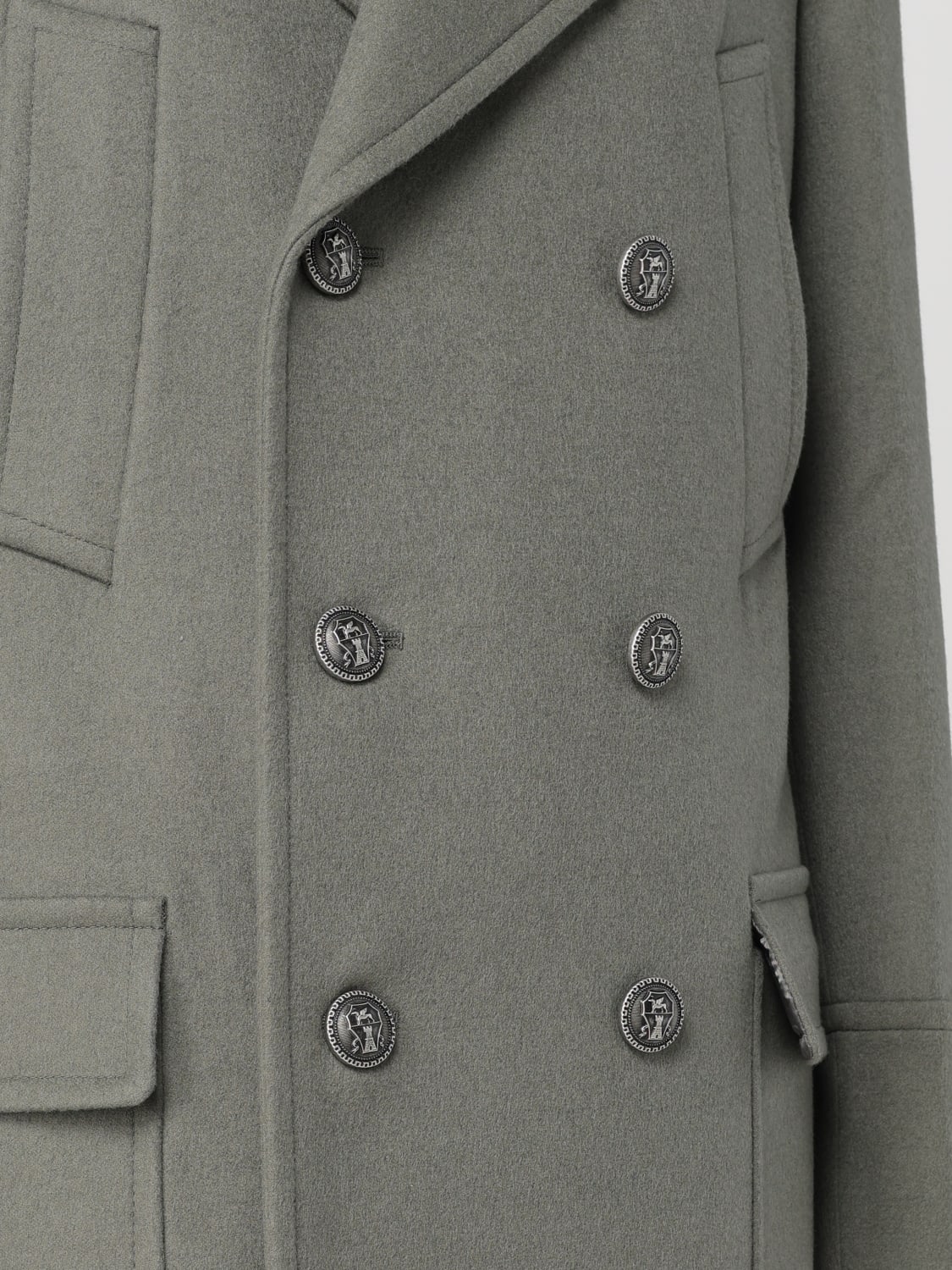 BRUNELLO CUCINELLI COAT: Trench coat men Brunello Cucinelli, Green - Img 5