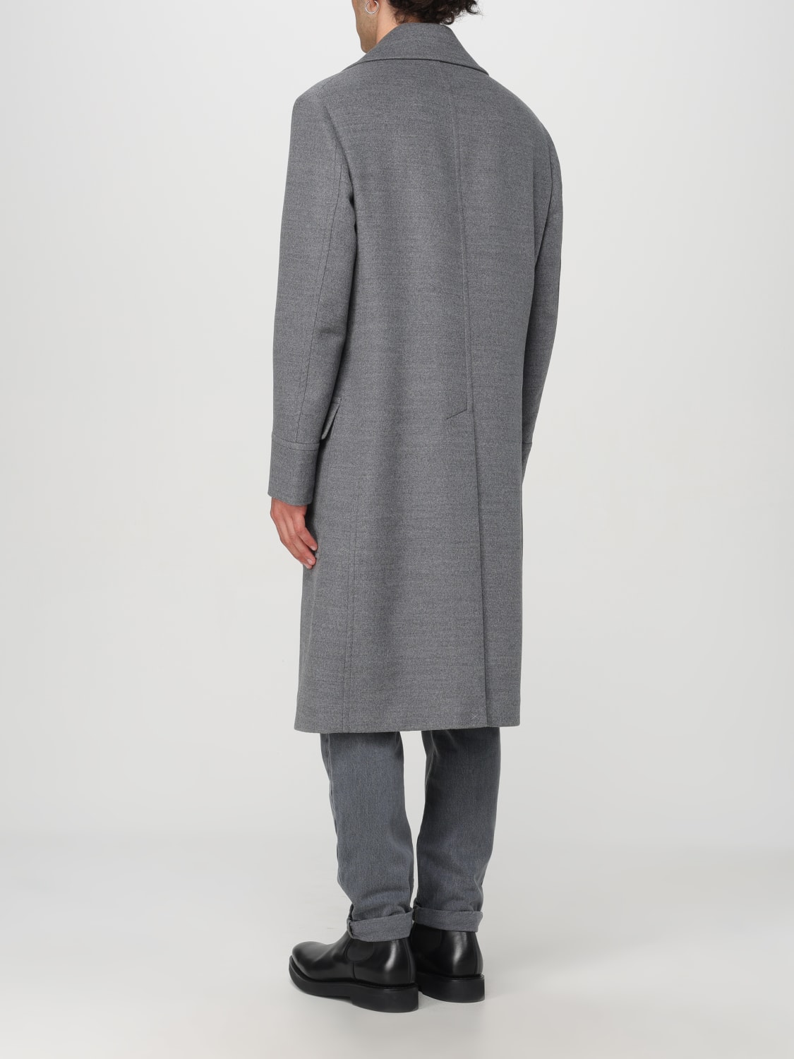 BRUNELLO CUCINELLI COAT: Trench coat men Brunello Cucinelli, Grey - Img 3