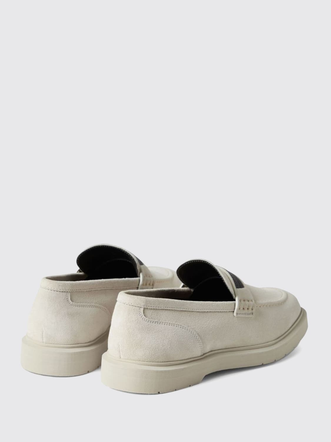 BRUNELLO CUCINELLI LOAFER: Loafers woman Brunello Cucinelli, Ivory - Img 3