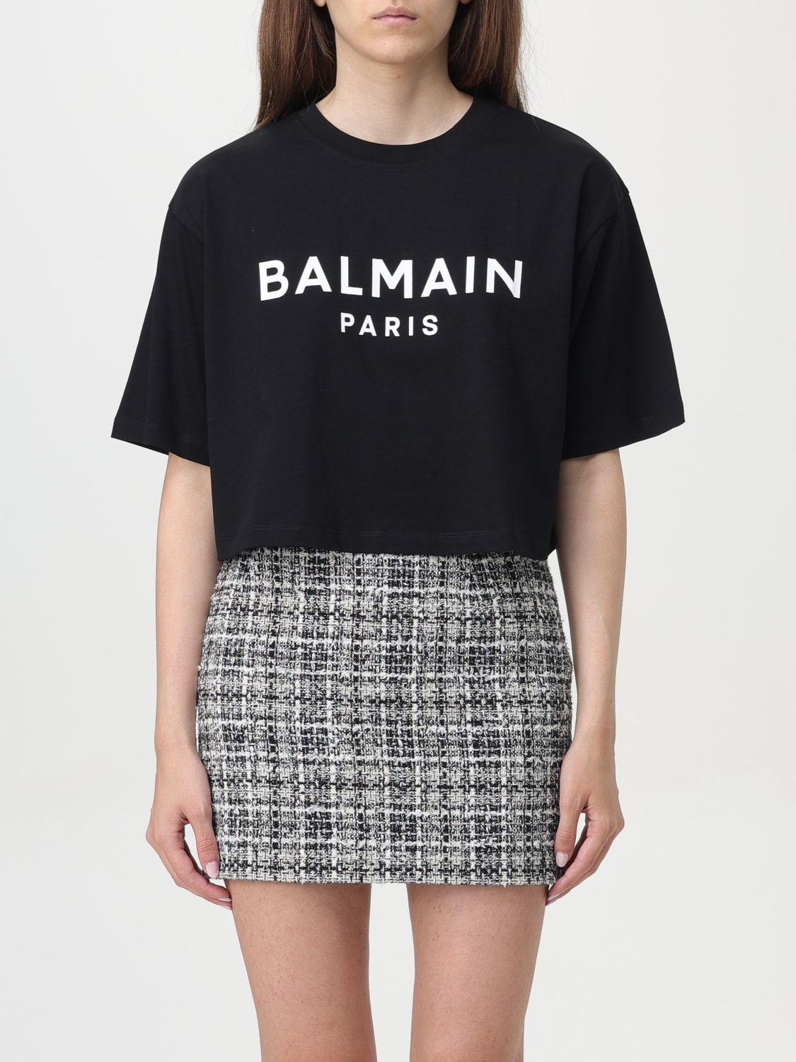 Giglio T-shirt Balmain in cotone con logo