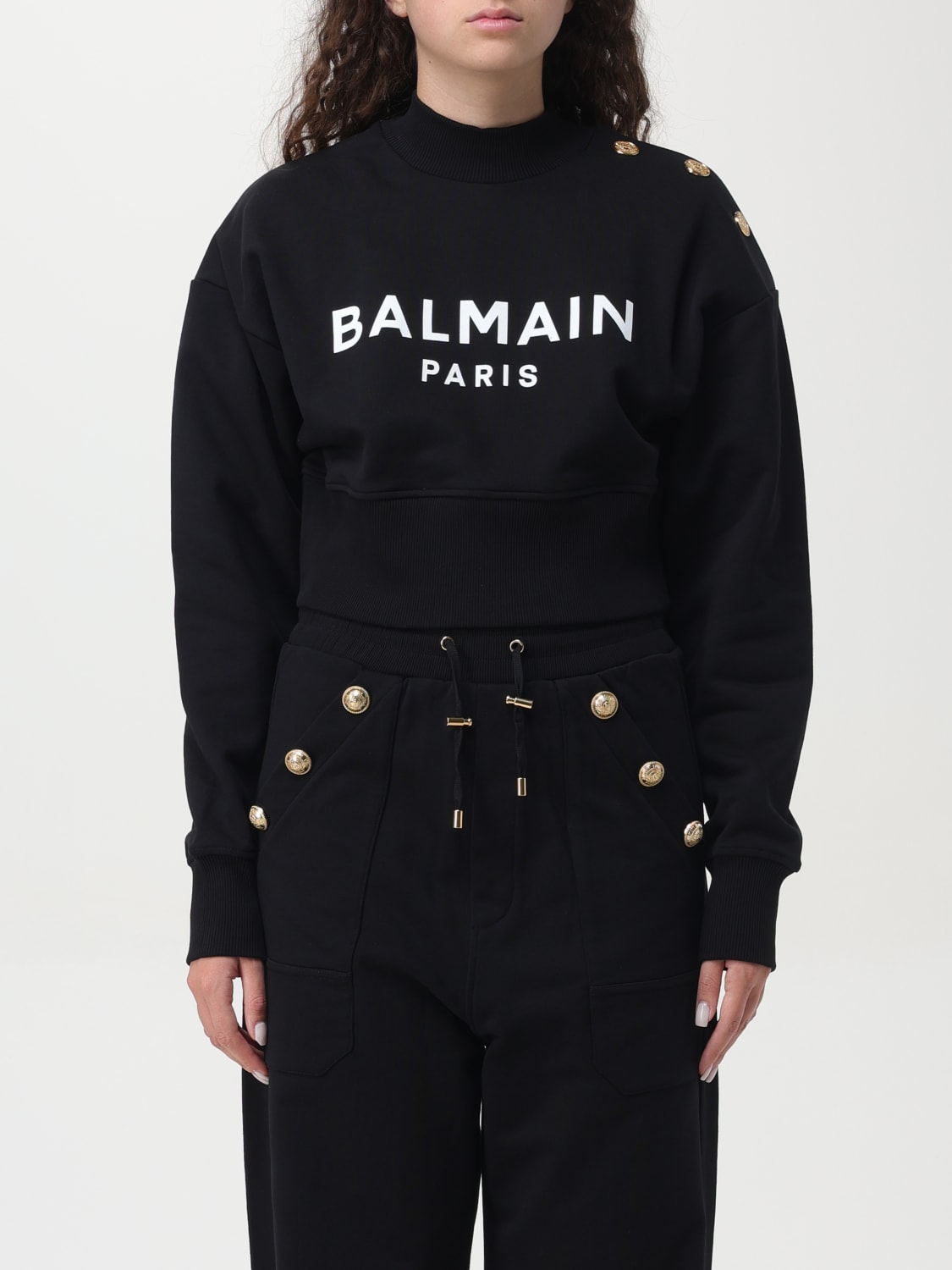 Giglio Felpa Balmain in cotone con logo