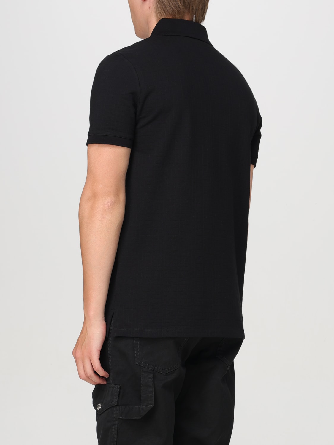 BALMAIN POLO SHIRT: Polo shirt men Balmain, Black - Img 3