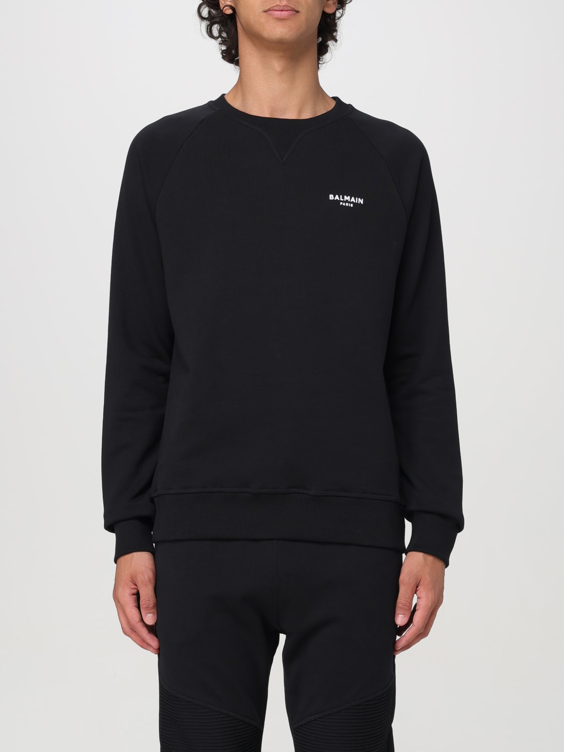 BALMAIN SWEATSHIRT: Sweatshirt homme Balmain, Noir - Img 1