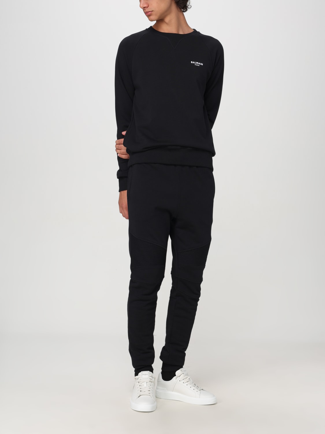 BALMAIN SWEATSHIRT: Sweatshirt homme Balmain, Noir - Img 2