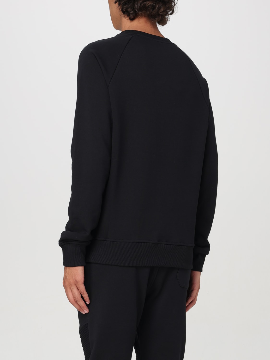 BALMAIN SWEATSHIRT: Sweatshirt men Balmain, Black - Img 3