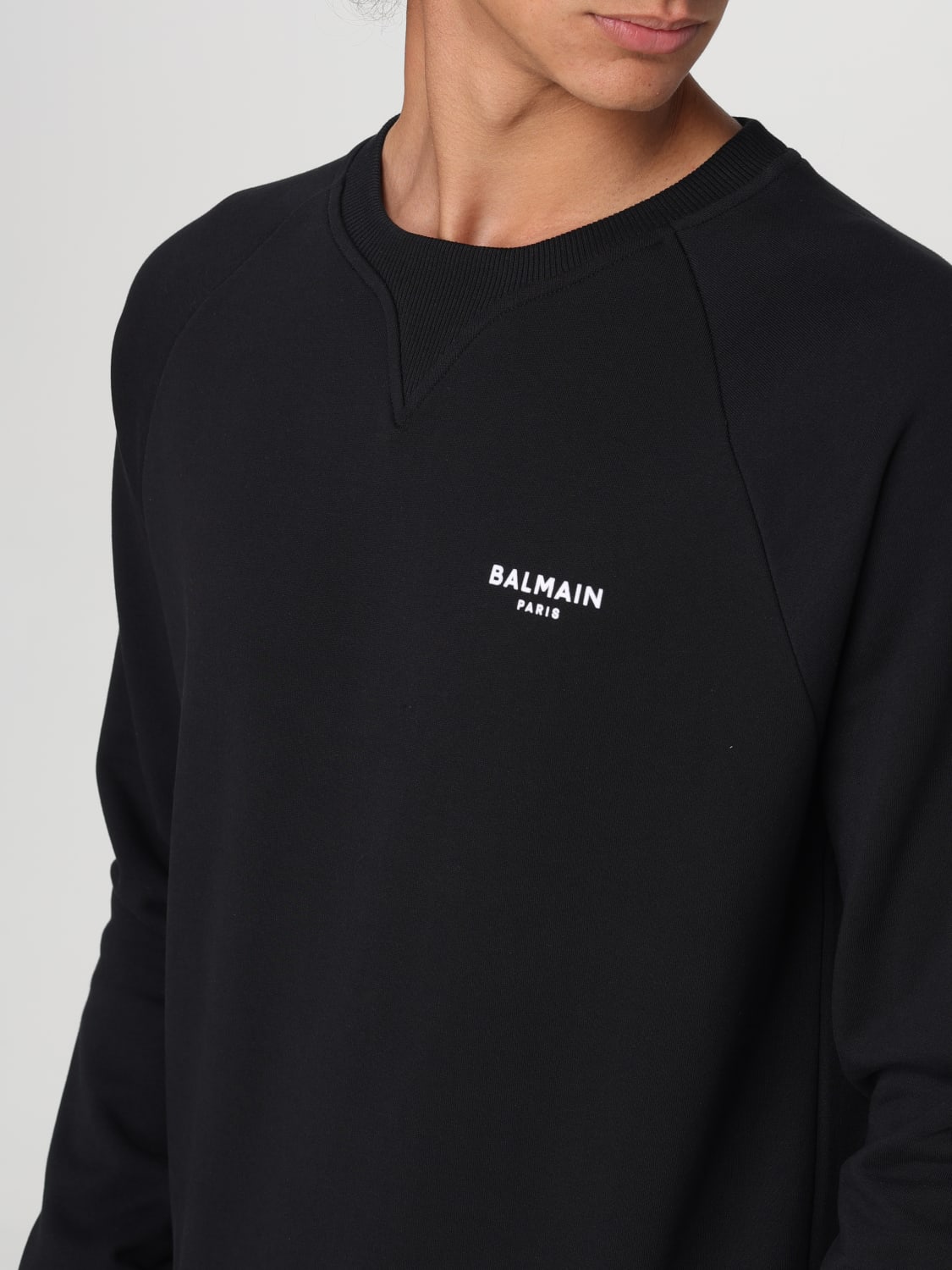 BALMAIN SWEATSHIRT: Sweatshirt men Balmain, Black - Img 5