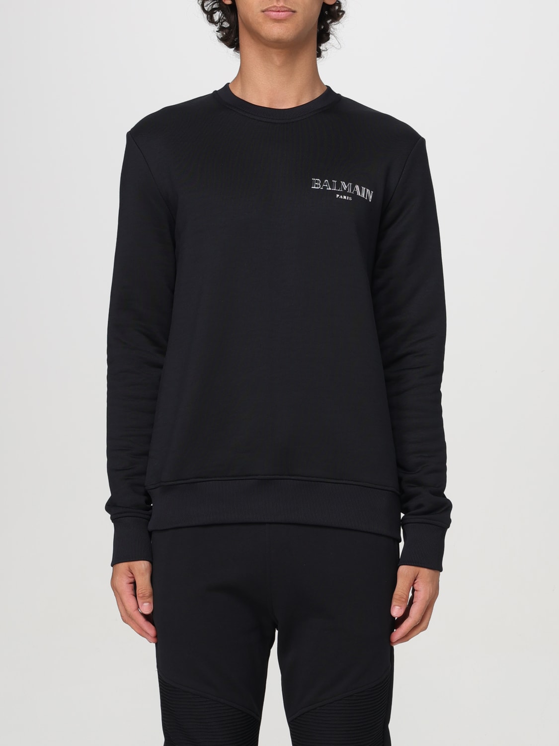 BALMAIN SWEATSHIRT: Sweatshirt men Balmain, Black - Img 1