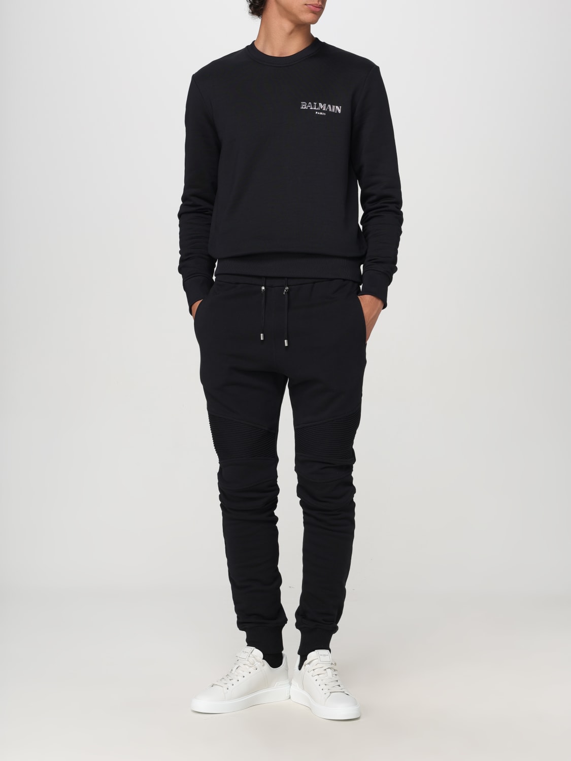 BALMAIN SWEATSHIRT: Sweatshirt men Balmain, Black - Img 2