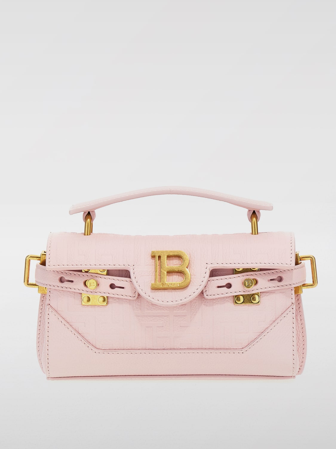 BALMAIN MINI BAG: Shoulder bag woman Balmain, Pink - Img 1