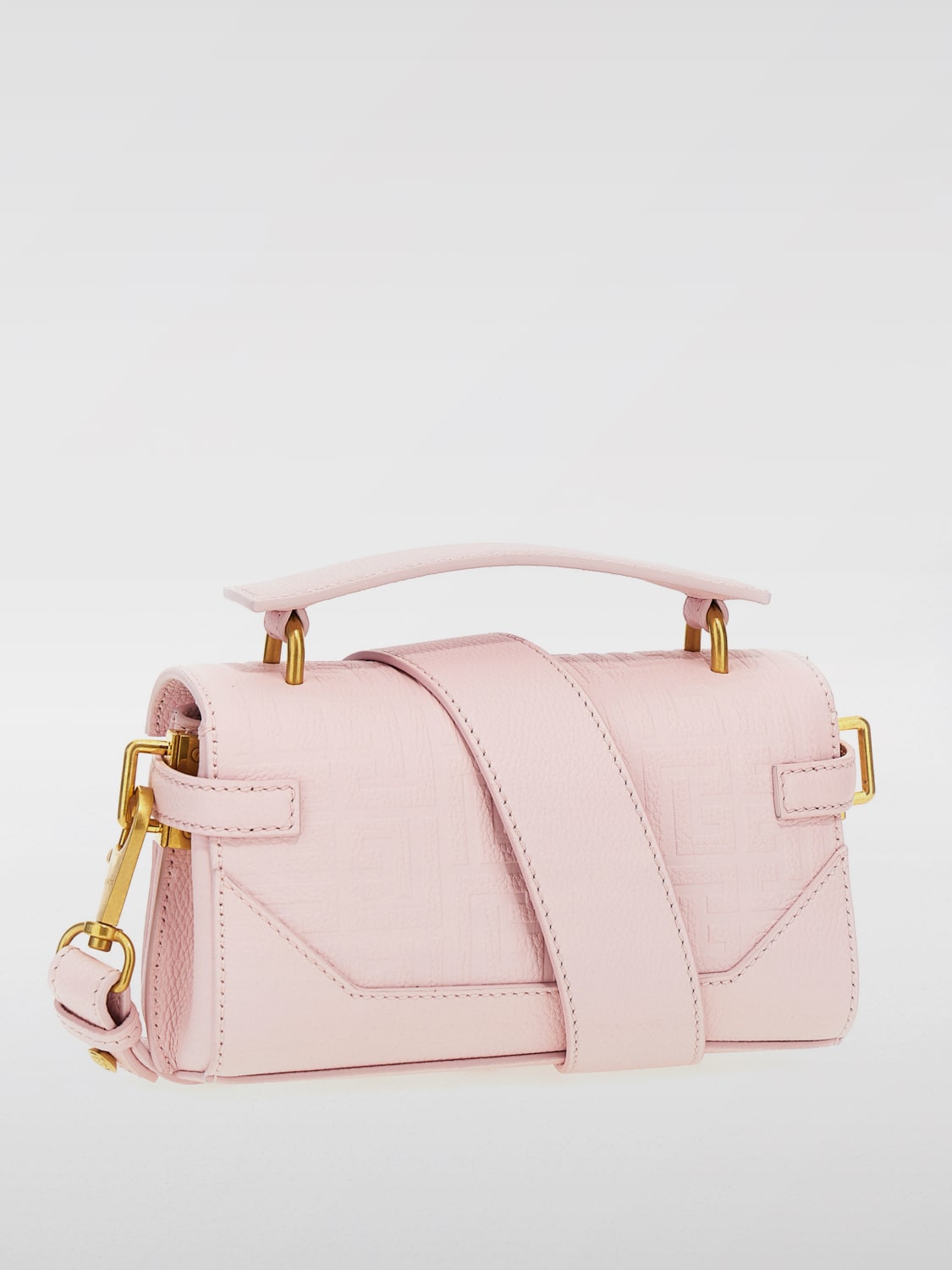 BALMAIN MINI BAG: Shoulder bag woman Balmain, Pink - Img 2