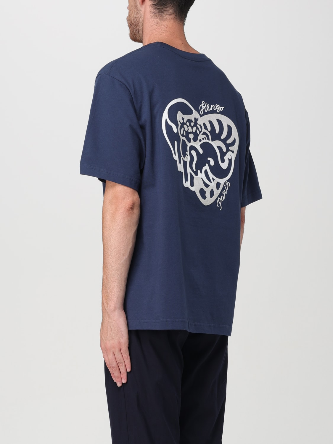 KENZO T shirt homme Bleu T Shirt Kenzo FE68TS0074SG en ligne sur GIGLIO.COM