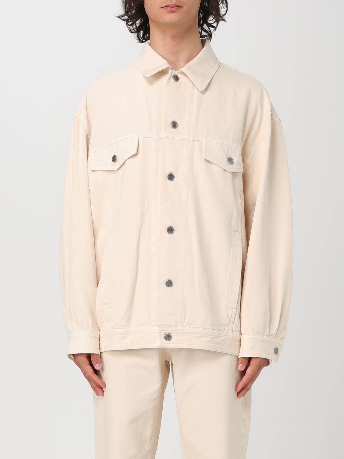 A.P.C. CHAQUETA: Abrigo hombre A.P.C., Beige - Img 1