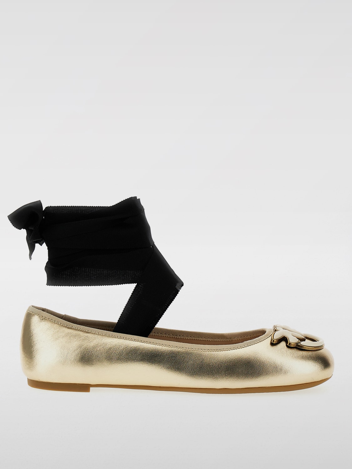 PINKO BALLET FLATS: Shoes woman Pinko, Gold - Img 1