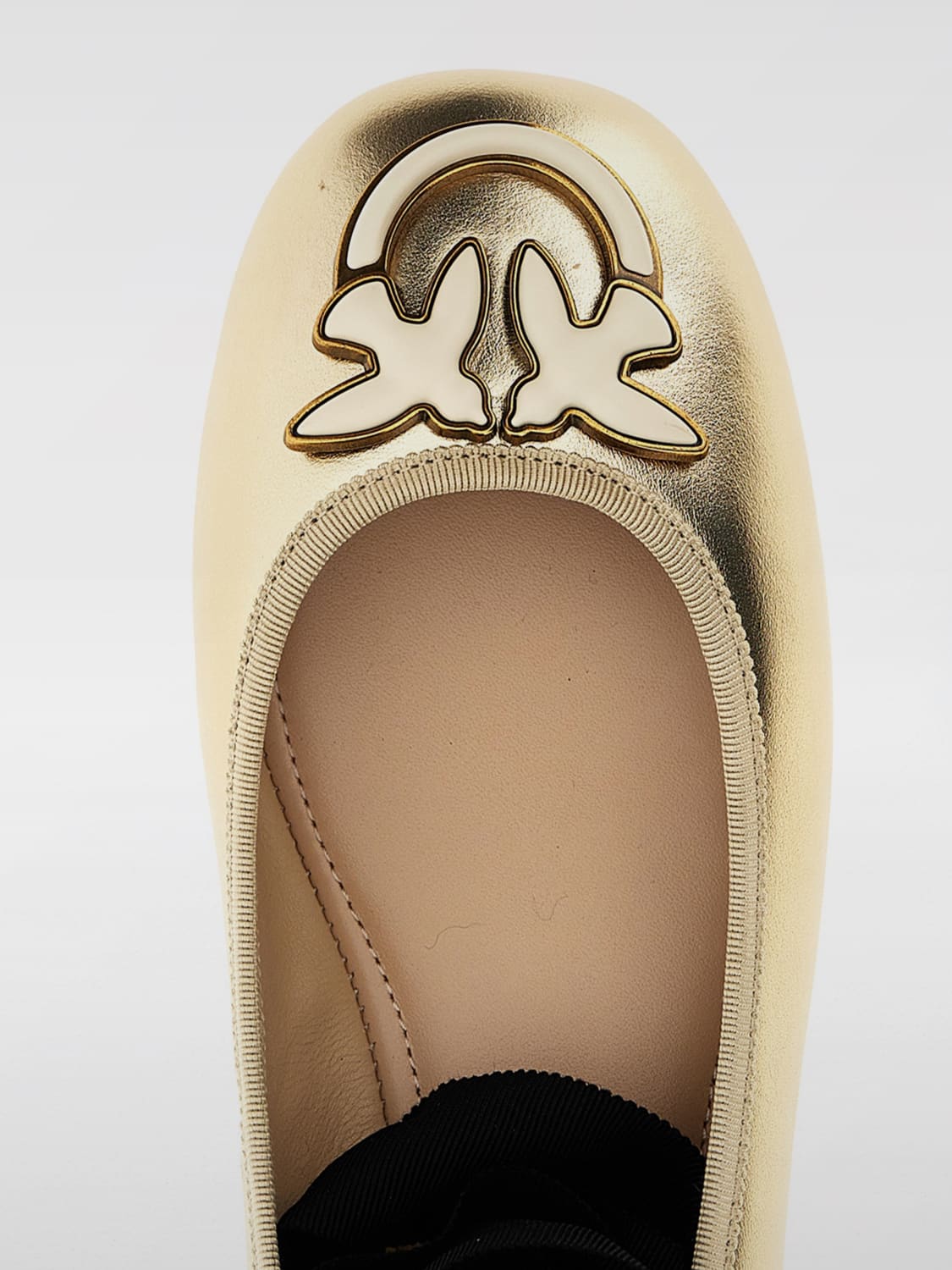 PINKO BALLET FLATS: Shoes woman Pinko, Gold - Img 4