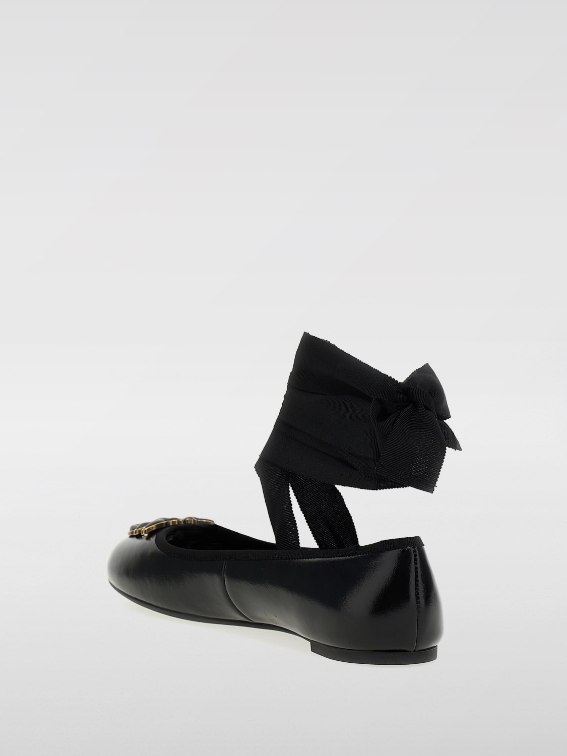 PINKO BALLERINE: Ballerina Pinko in nappa , Nero - Img 3