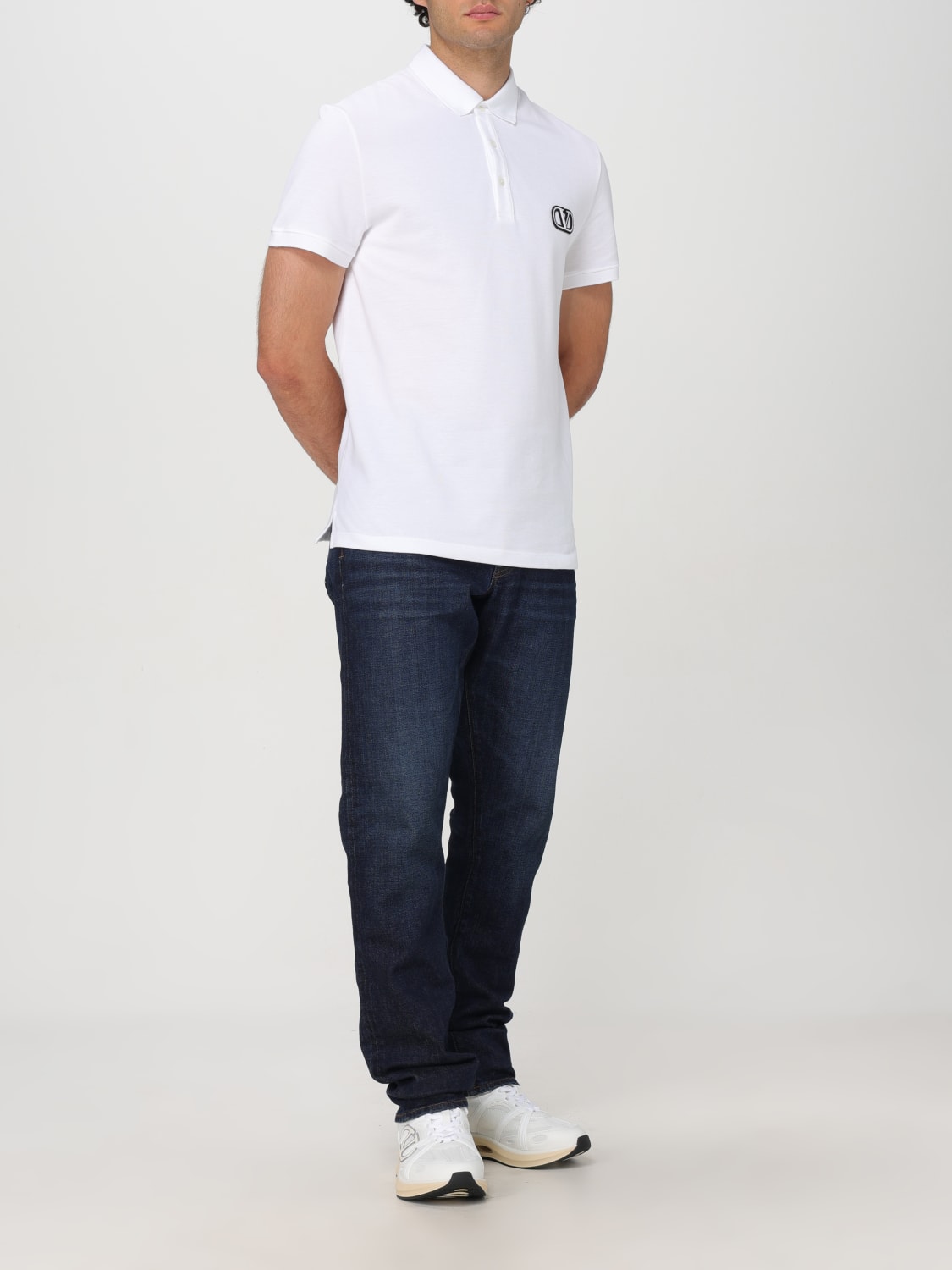 VALENTINO POLO SHIRT: T-shirt men Valentino, White - Img 2