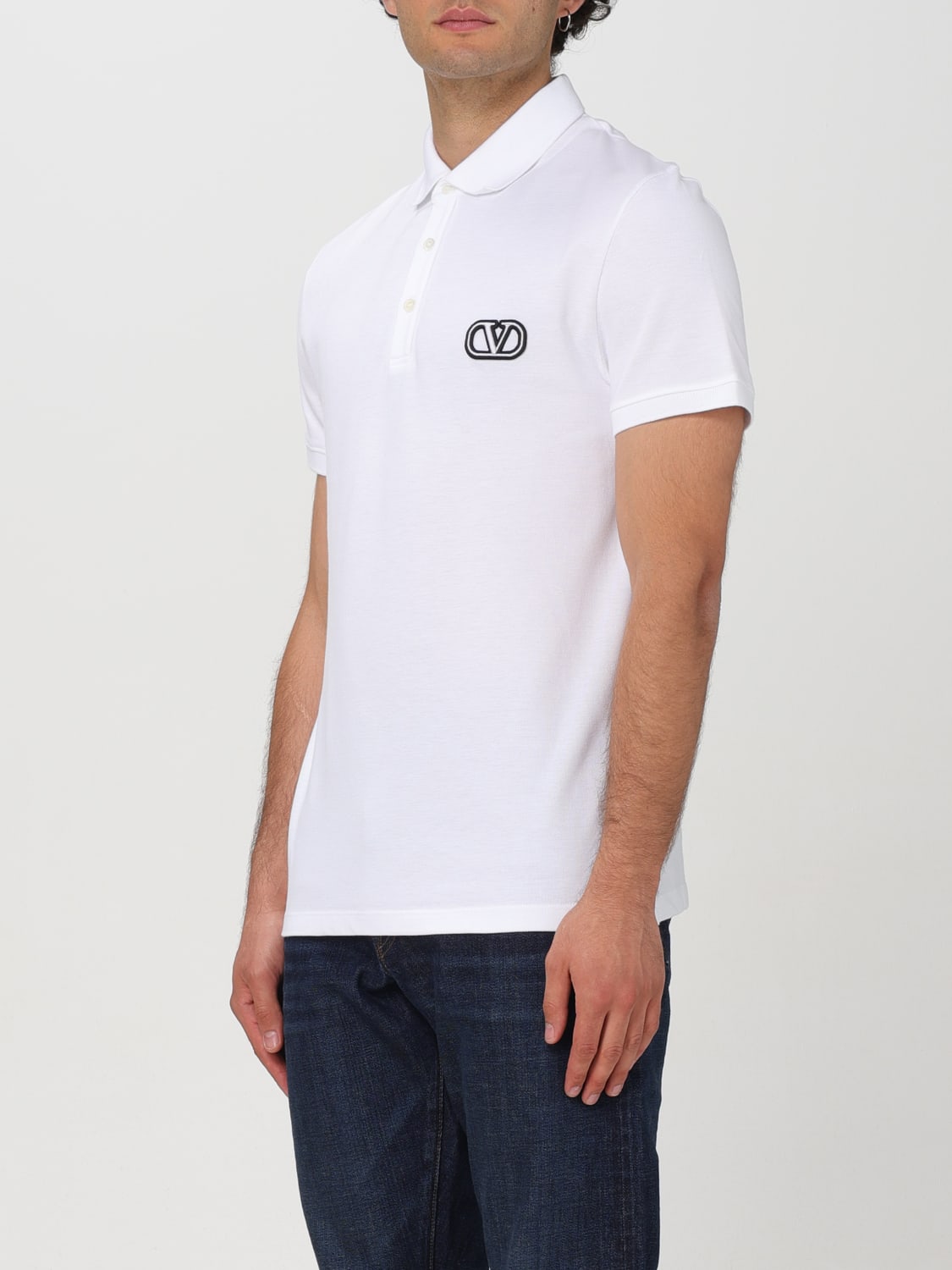 VALENTINO POLO SHIRT: T-shirt men Valentino, White - Img 4